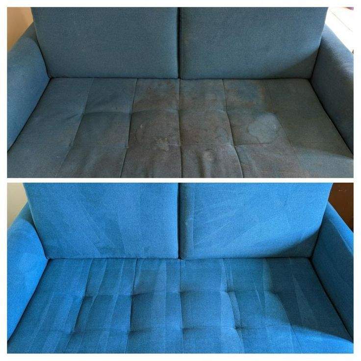 Πριν και μετά καθαρισμός καναπέ στη Θάσο